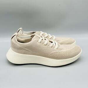 Allbirds Shoes Mens 8 Beige Lyocell Knit Low Top Casual Sneakers Comfort Walking